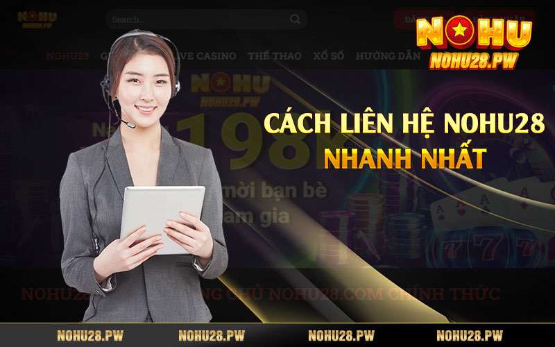 Cách liên hệ Nohu28 nhanh nhất 